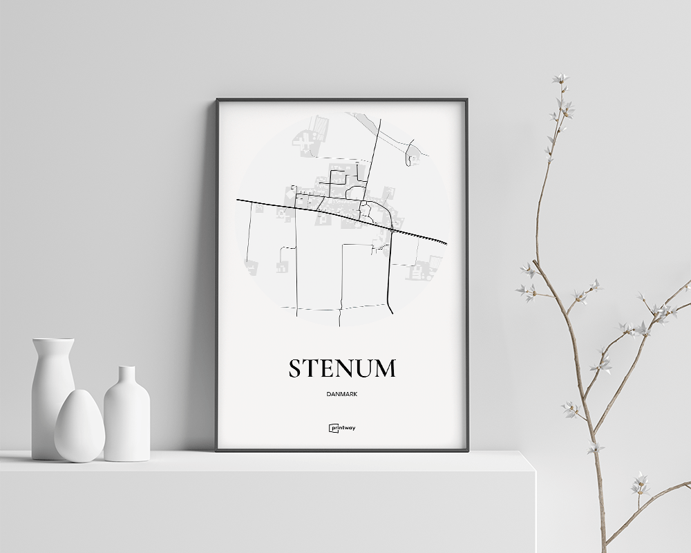 Stenum Plakaten Hvid