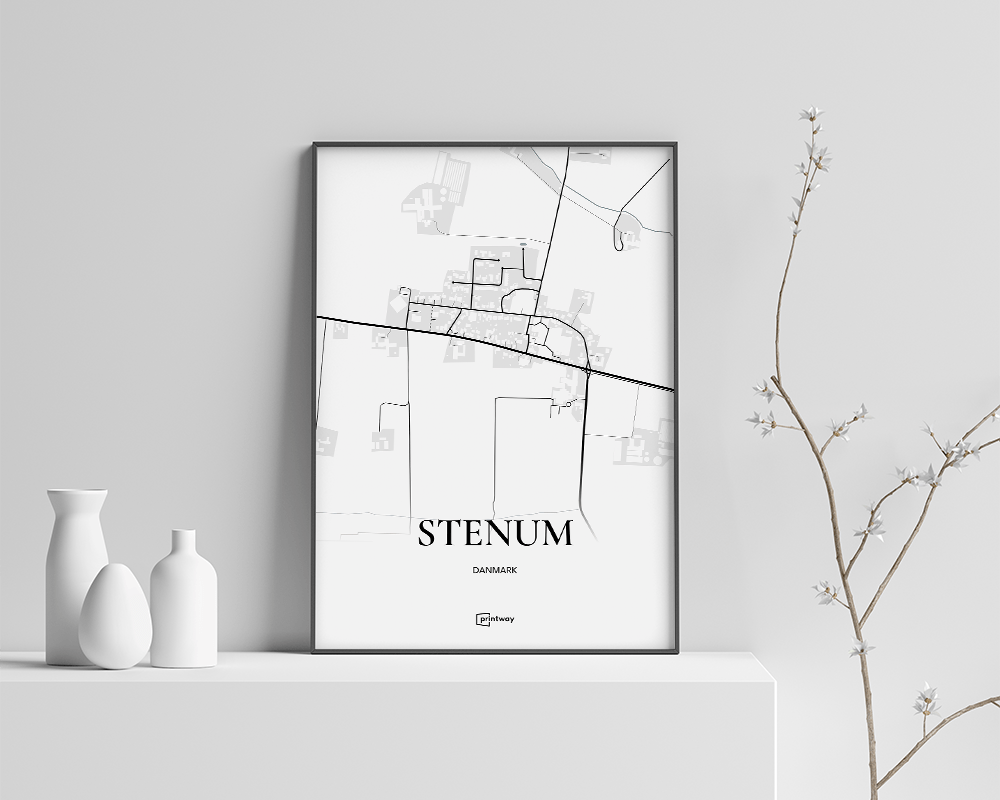 Stenum Plakaten Hvid