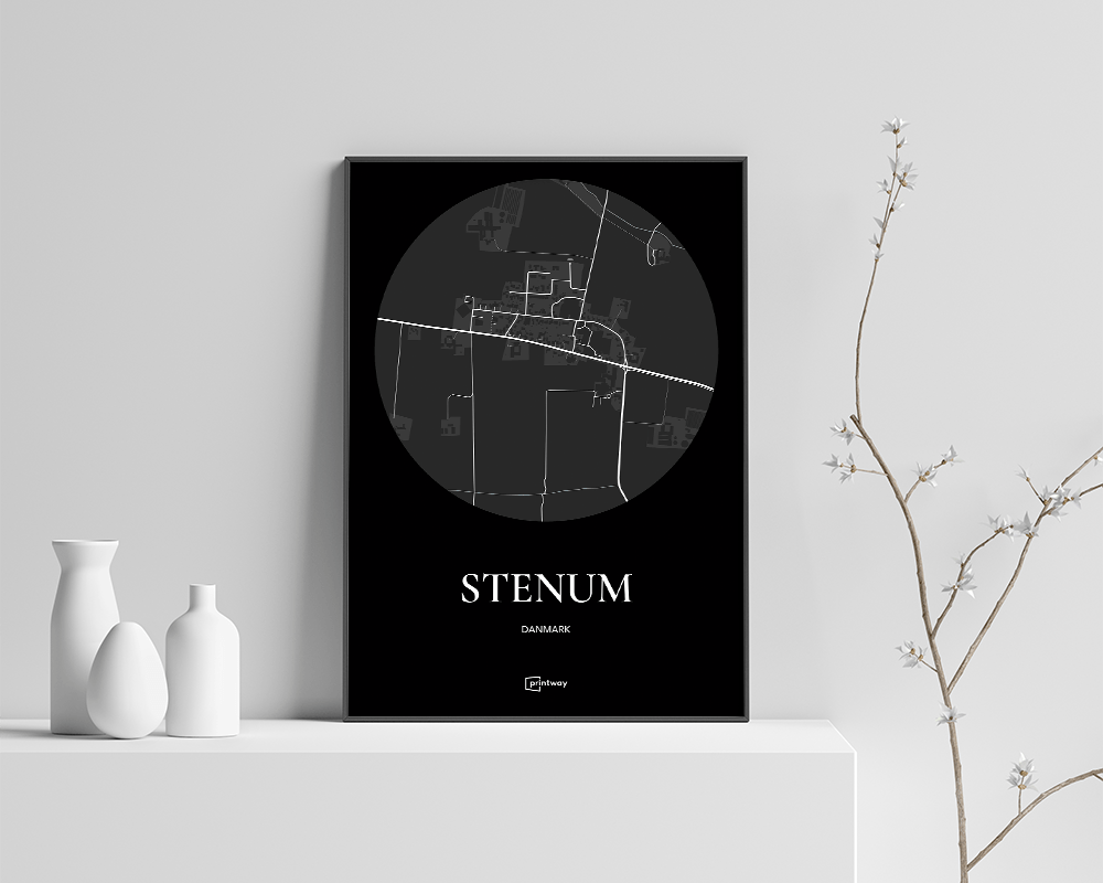 Stenum Plakaten Sort