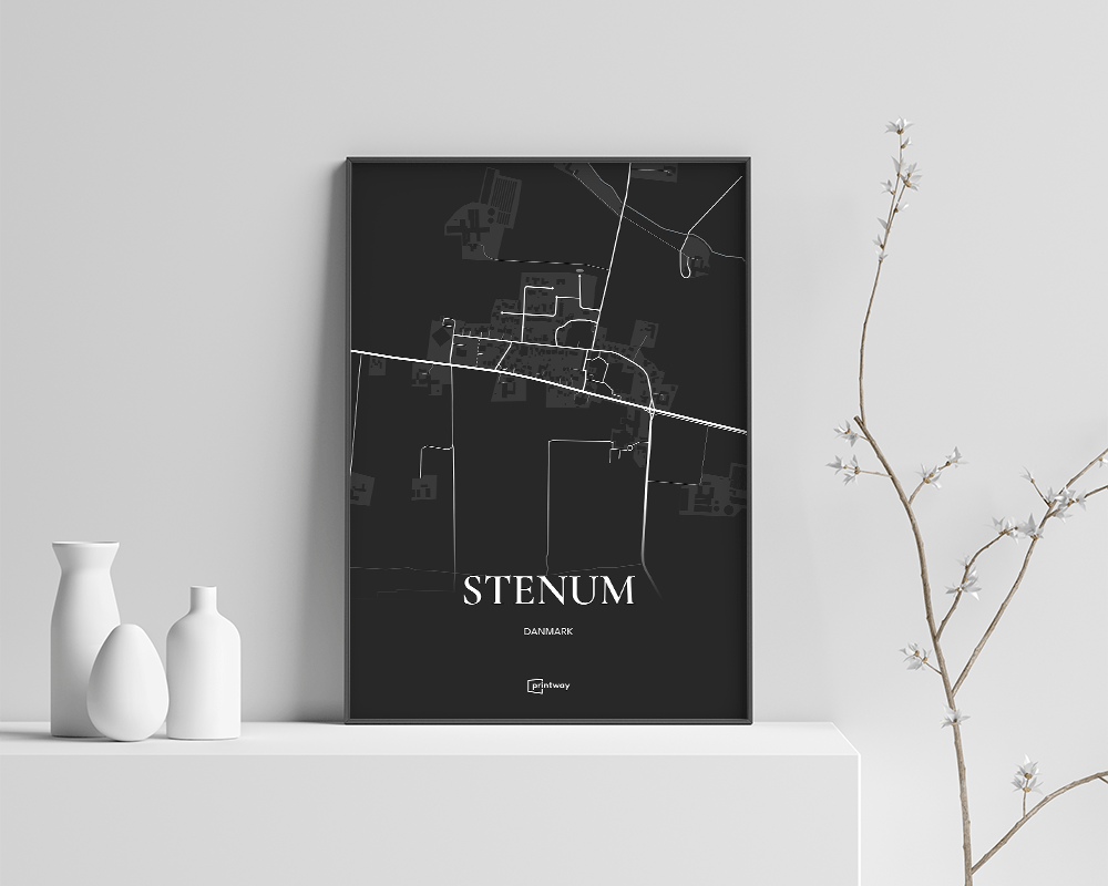 Stenum Plakaten Sort
