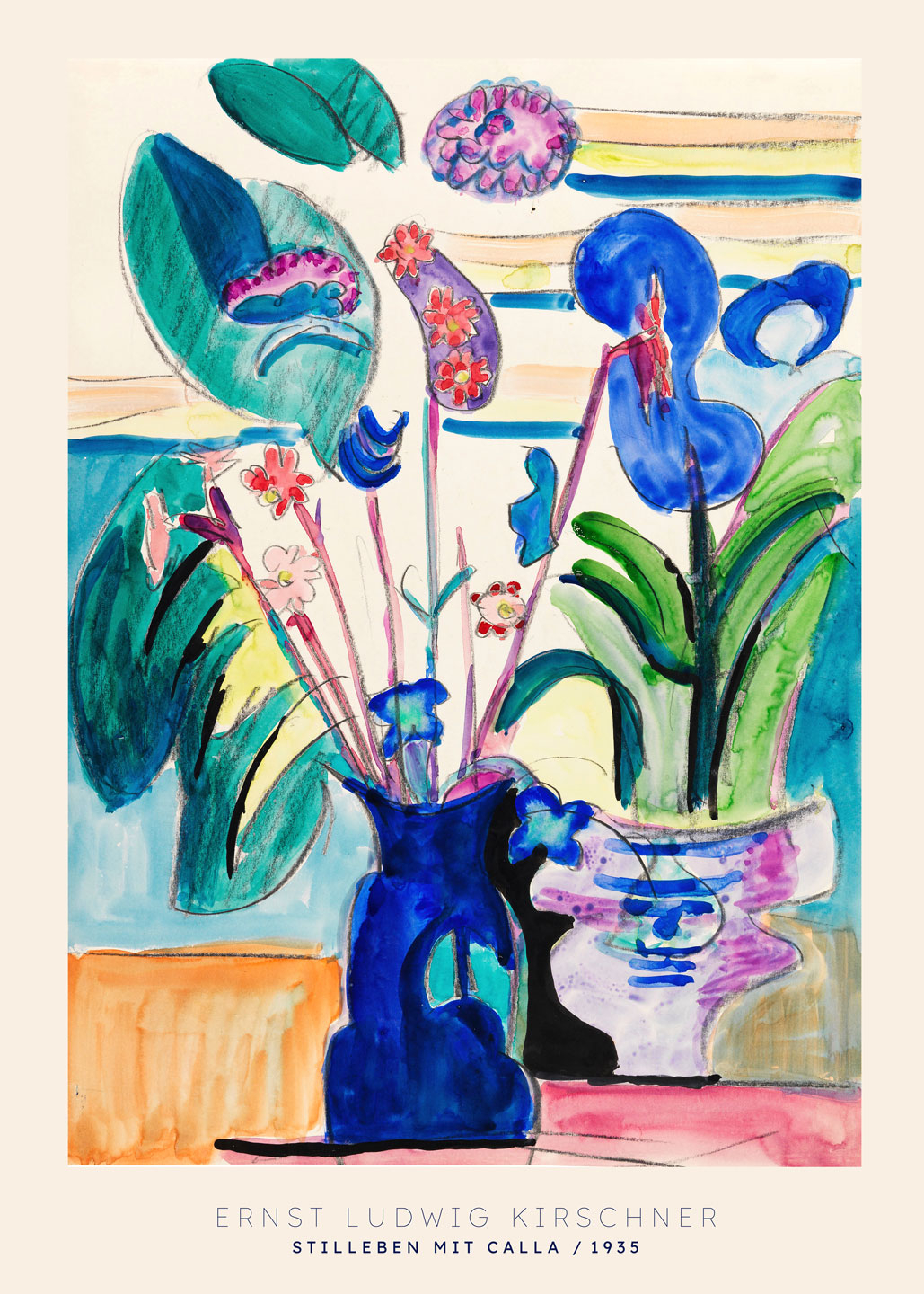 Stilleben   Mit   Calla   Af   Plakatwerket