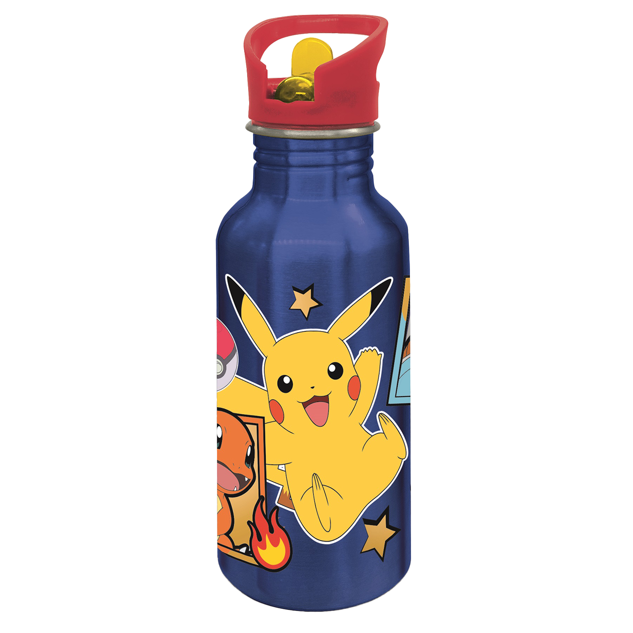 Stor   Pokã   Mon   Alu   Bottle   Sipper   545   Ml   Drikkedunk   Geekd   Dk