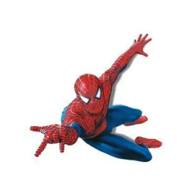 Stor Spiderman Wallsticker 110x90cm