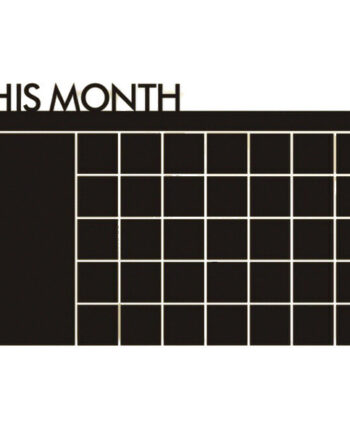 Stor   Wallsticker   Tavle   Til   Kridt    â   This   Monthâ    Kalender    60x100cm