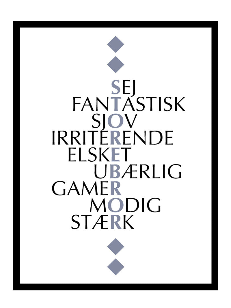 Storebror   Citat   Plakat