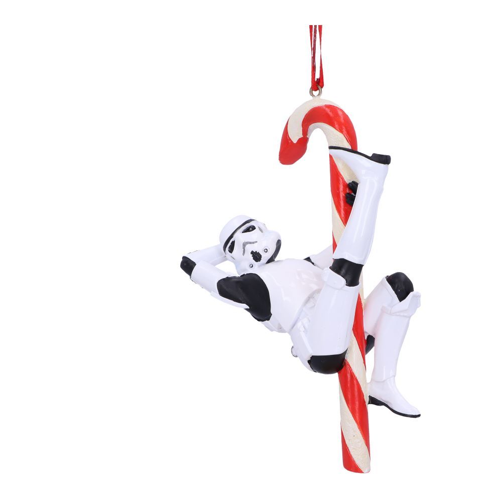 Stormtrooper   Candy   Cane   Juleophæng   12   Cm   Julekugle   Geekd   Dk
