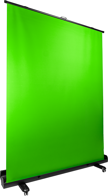 Streamplify   Screen   Lift   Green   Screen    200   X   150cm   Greenscreen   Geekd   Dk