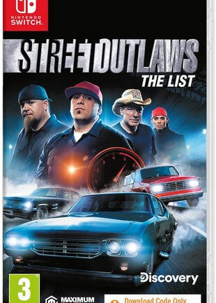 Street   Outlaws :  The   List    Code   In   A   Box    Nintendo   Switch   Spil   Geekd   Dk