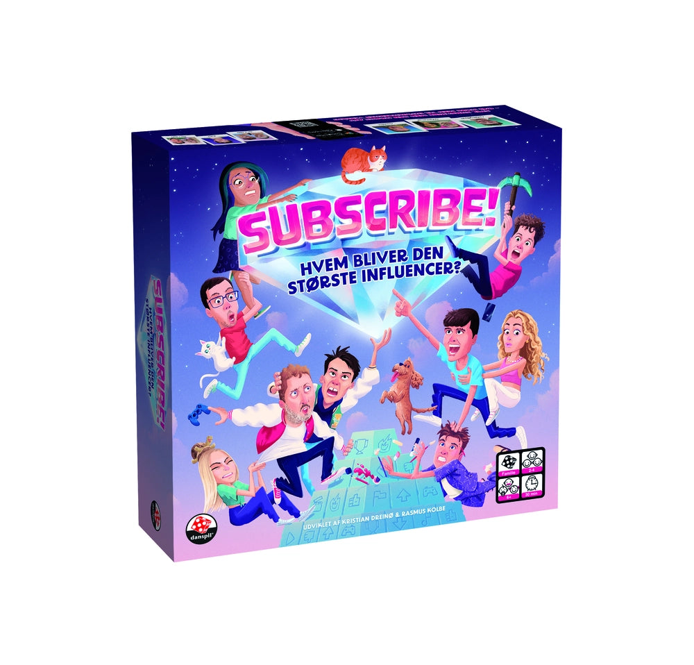 Subscribe    Youtuber   Brætspil