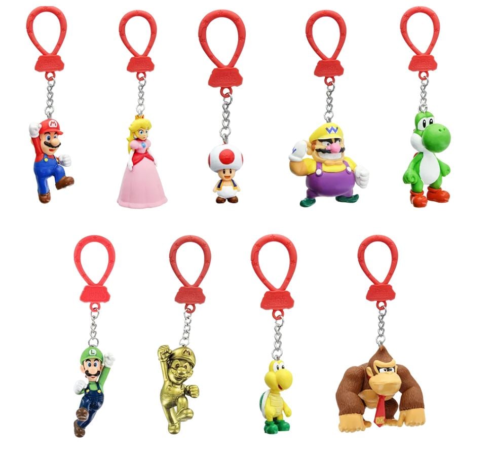 Super   Mario   Backpack   Buddies     Assorted