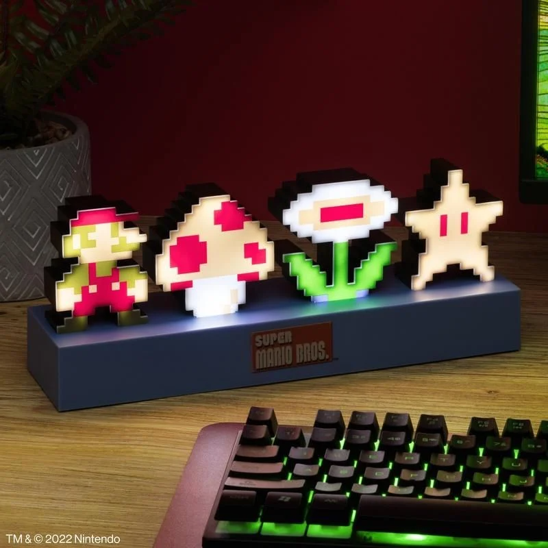 Super   Mario   Bros    Icons   Light   Lampe   Geekd   Dk