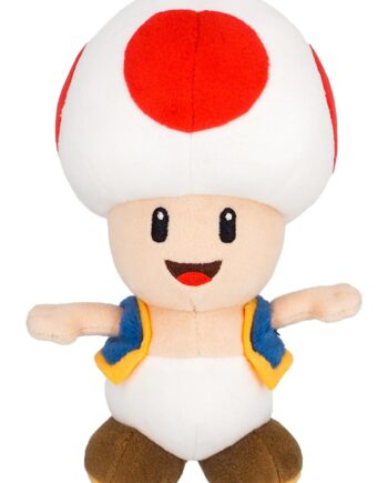 Super   Mario   Toad    Rød      Samlerfigur     Plush   Geekd   Dk