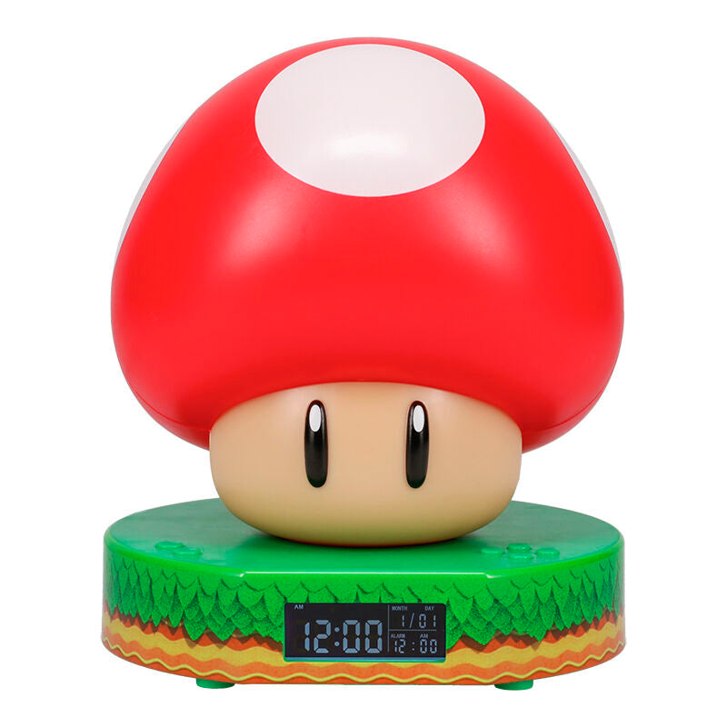 Super   Mushroom   Digital   Alarm   Clock   Vækkeur   Geekd   Dk