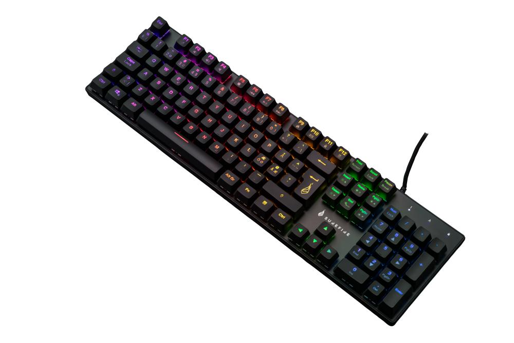 Surefire   Kingpin   M2   Mech    Gaming   Rgb   Tastatur   Qwerty   Nordic   Geekd   Dk