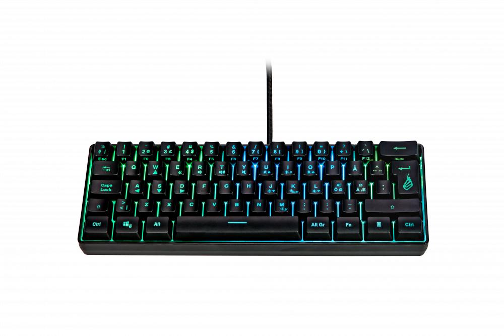 Surefire   Kingpin   X1   60    Gaming   Rgb   Tastatur   Qwerty   Geekd   Dk