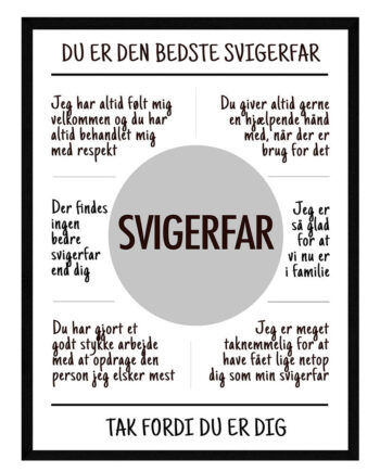 Svigerfar   Plakat