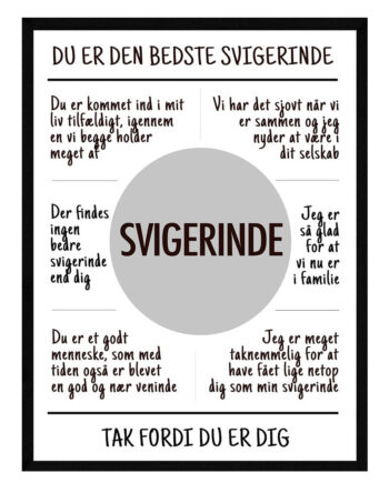 Svigerinde   Plakat