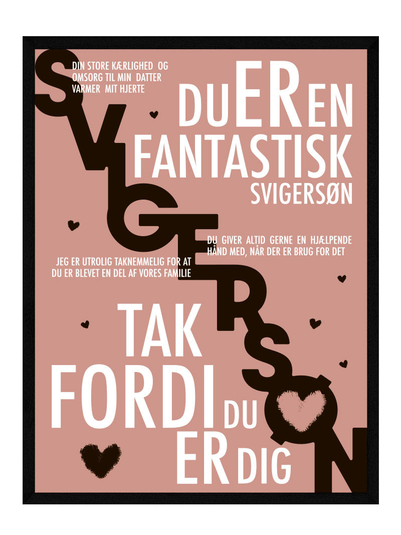Svigersøn   Plakat   Personlig   Plakat