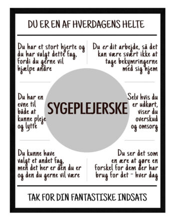 Sygeplejerske   Plakat