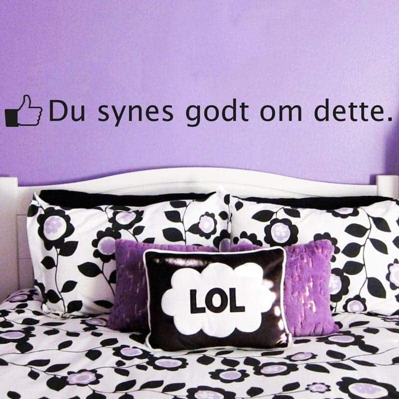 Synes   Godt   Om   Wallsticker