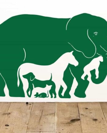 Synsbedrag   Med   Dyr   Wallsticker