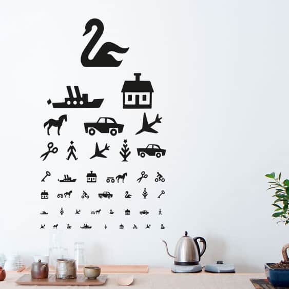 Synstavle   Wallsticker