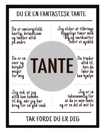Tante   Plakat