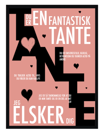 Tante   Plakat   Personlig   Plakat