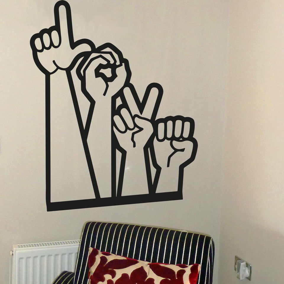 Tegnsprog   Love   Wallsticker