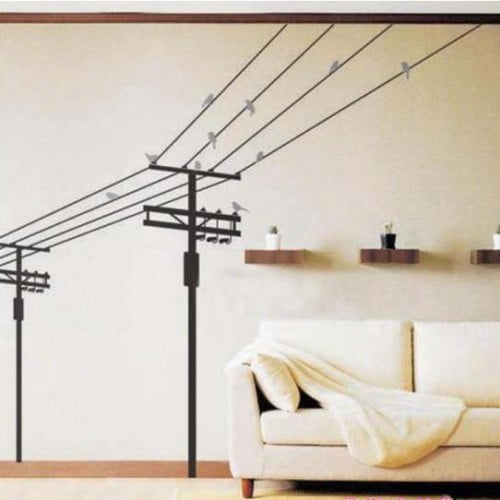 Telefonpæle   Wallsticker