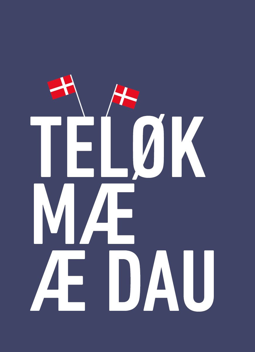 Teløk   Mæ   æ   Dau   Mørkeblå