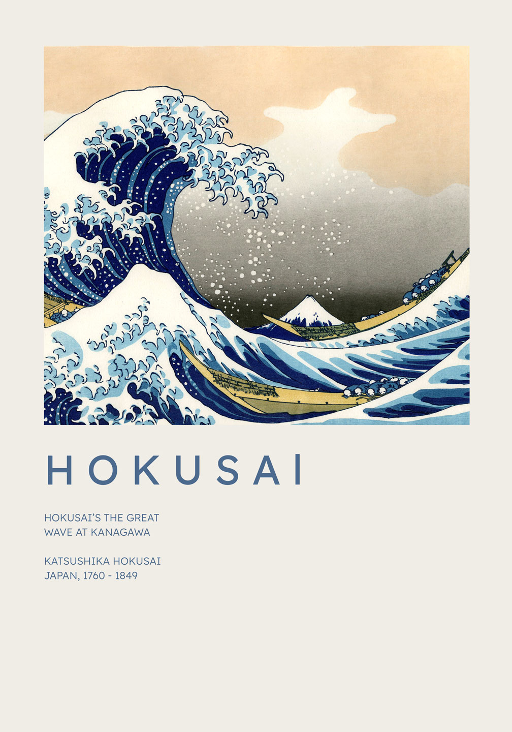 The   Great   Wave   At   Kanagawa   Af   Plakatwerket