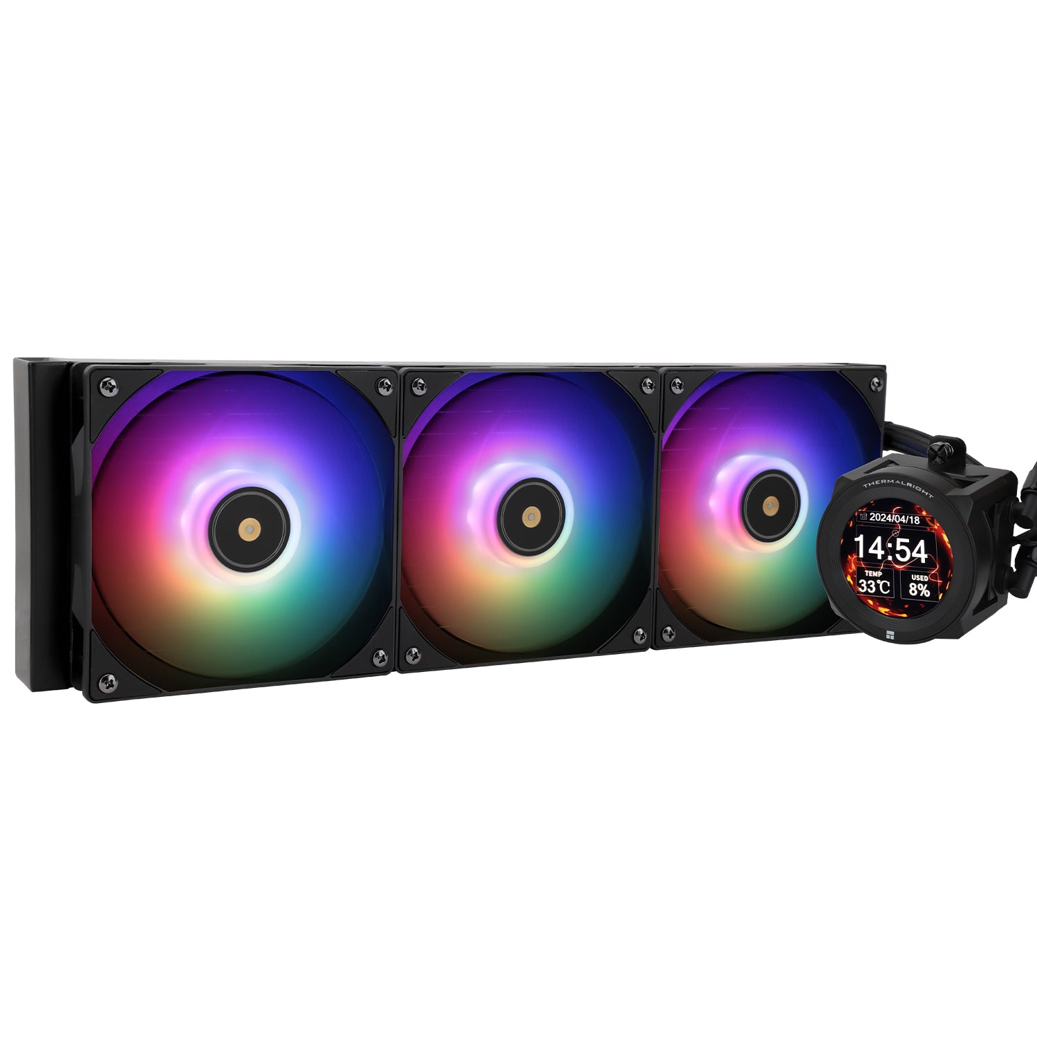 Thermalright Core Vision 360 Sort Argb Vandkøling Geekd Dk
