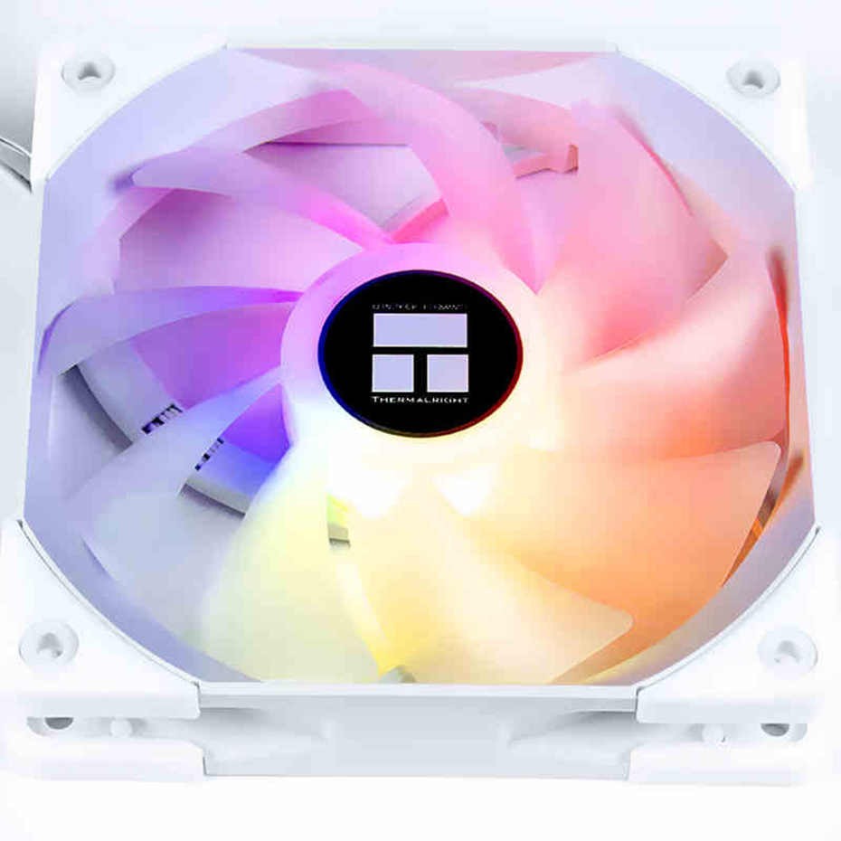 Thermalright   Tl - C12c - S   Argb   White   120mm   Fan    Bulk   Version   Kabinet   Blæser   Geekd   Dk