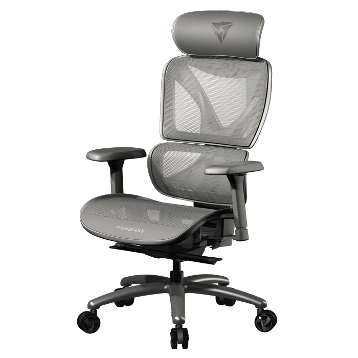Thunderx3   Xtc   Mesh   Grey   Gamerstol   125   Kg   Max   Geekd   Dk