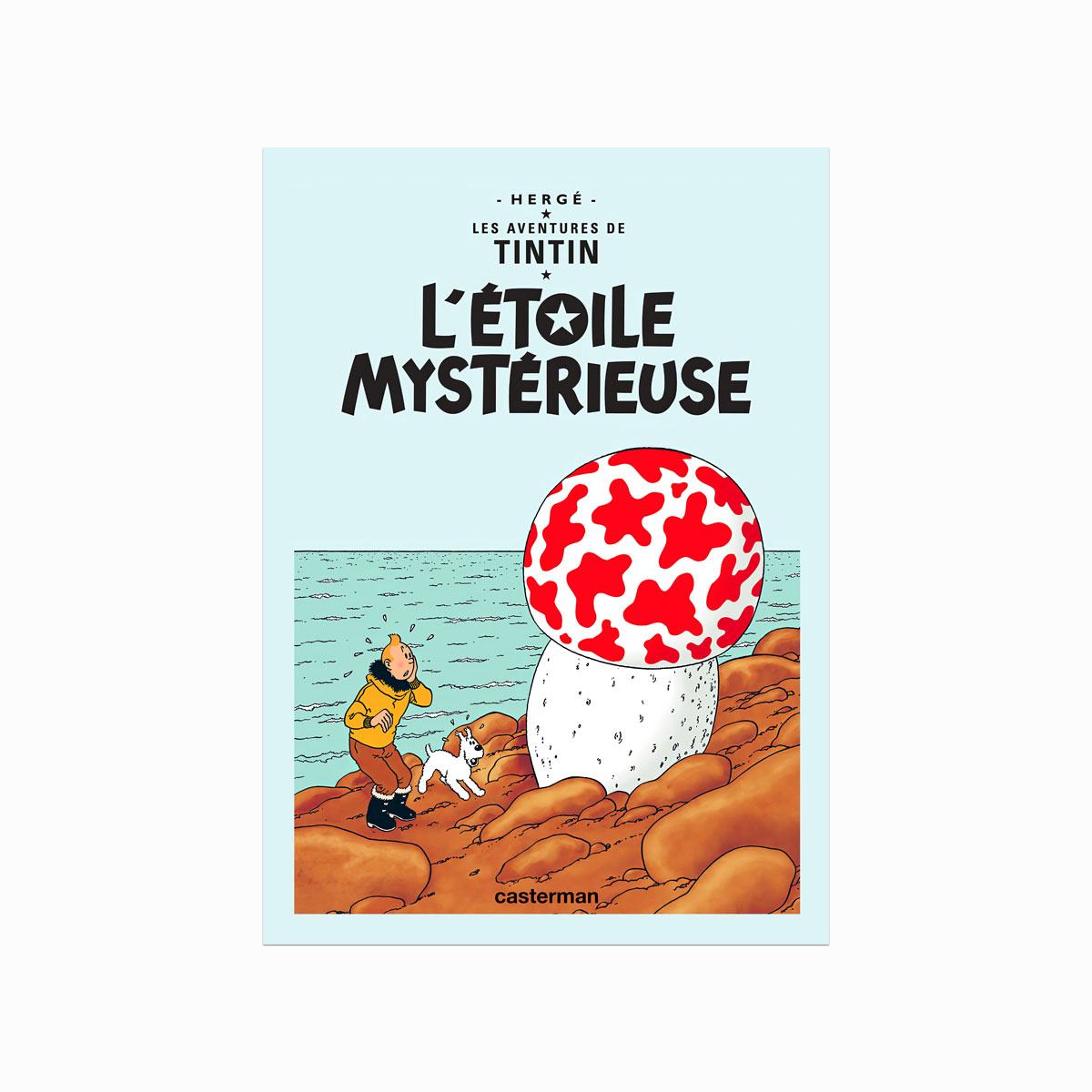 Tintin Plakat Létoile Mystérieuse 1942