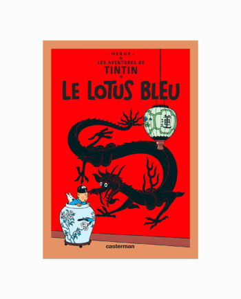 Tintin   Plakat    Le   Lotus   Bleu    1936