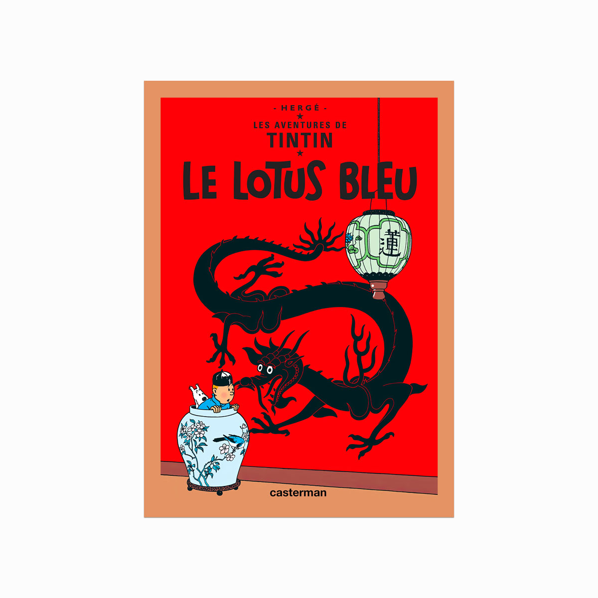 Tintin Plakat Le Lotus Bleu 1936