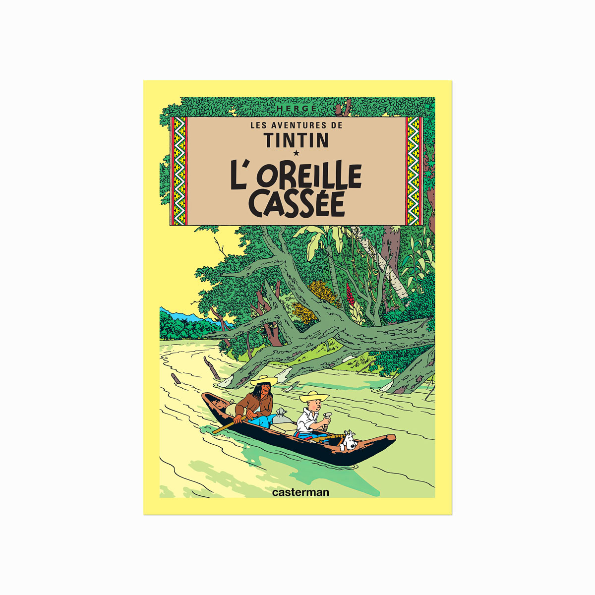 Tintin Plakat Loreille Cassée 1937
