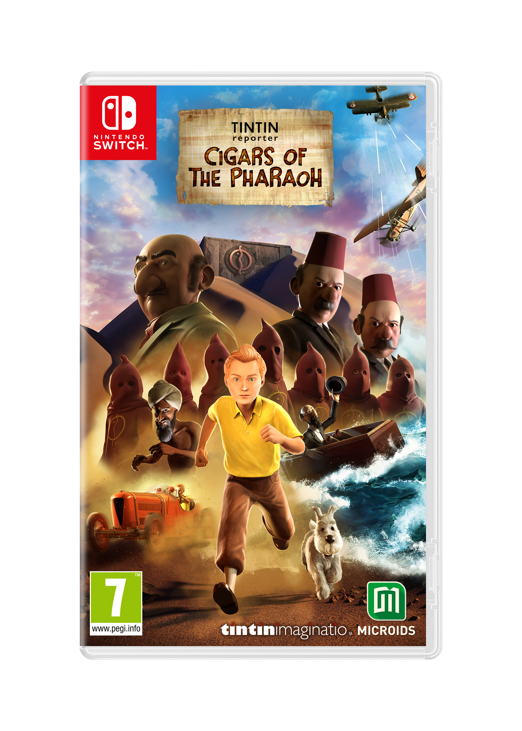 Tintin   Reporter   Cigars   Of   The   Pharaoh   Nintendo   Switch   Spil   Geekd   Dk