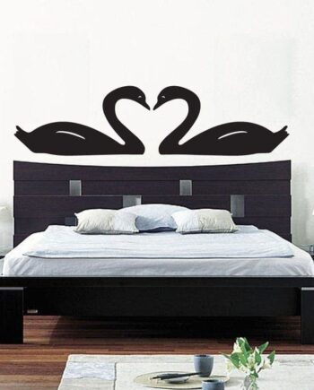 To   Svaner   Wallsticker