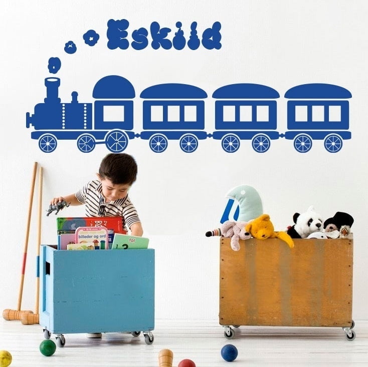 Tog   Med   Navn   Wallsticker