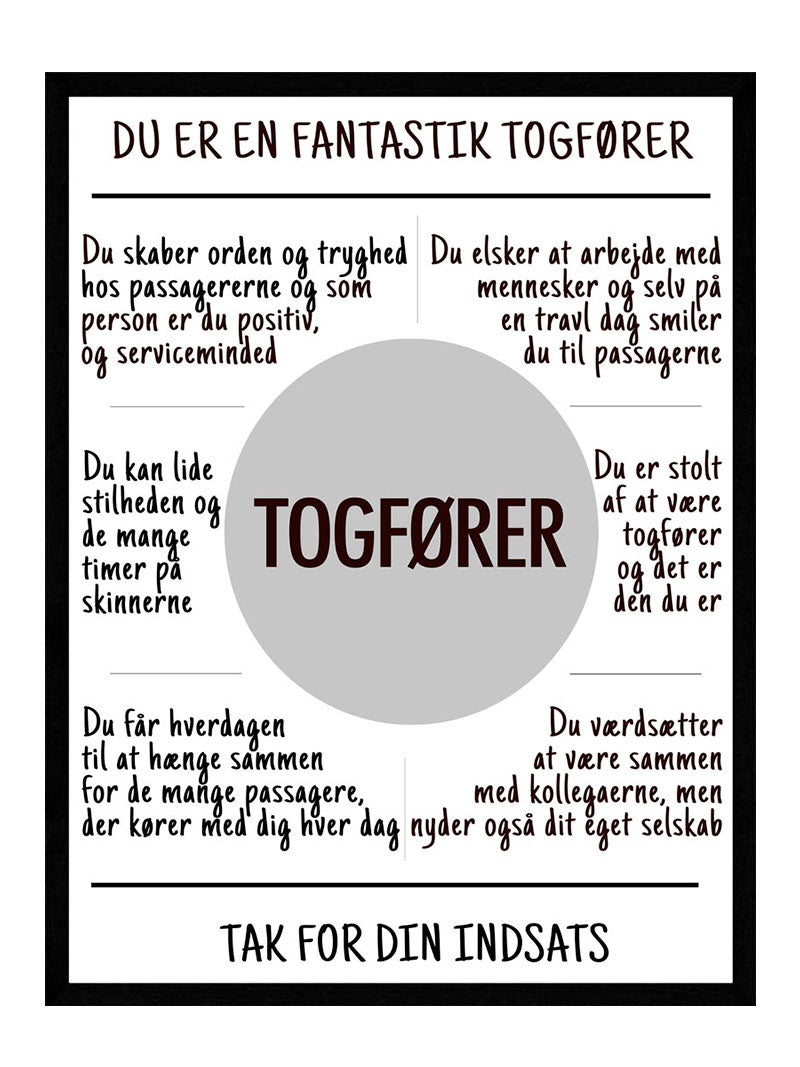 Togfører   Plakat