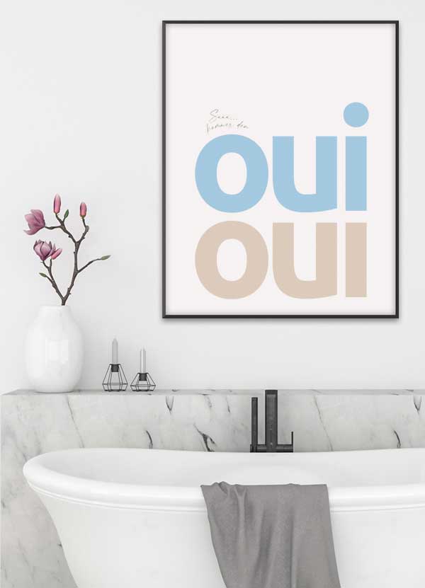Toiletplakaten   Oui   Oui   21   X   29        A4    Kr    199  -