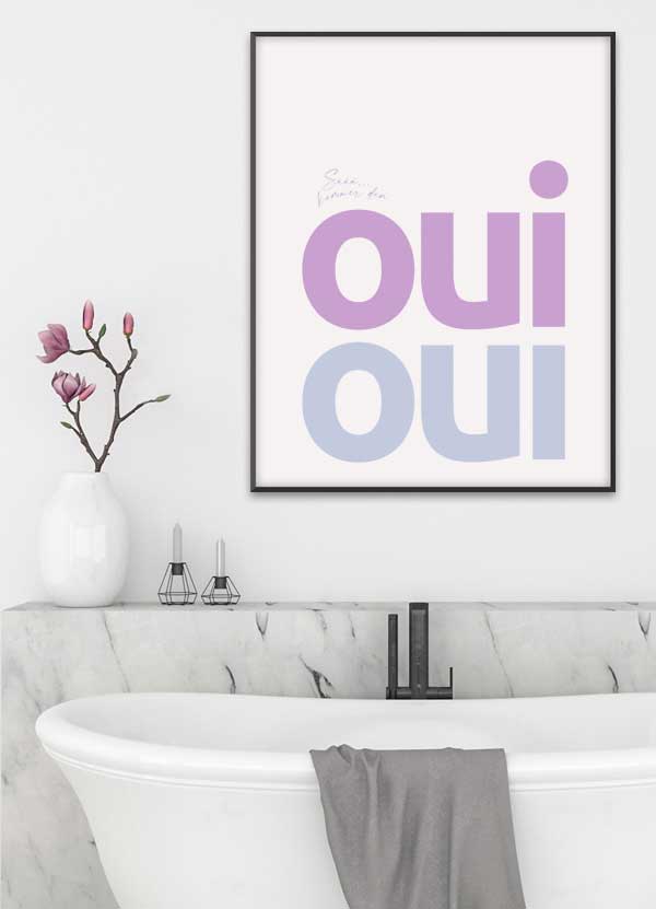 Toiletplakaten   Oui   Oui   21   X   29        A4    Kr    199  -