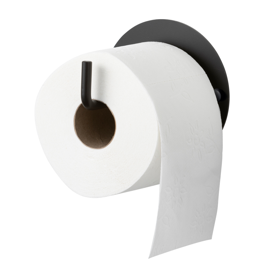 Toiletrulleholder    Sort