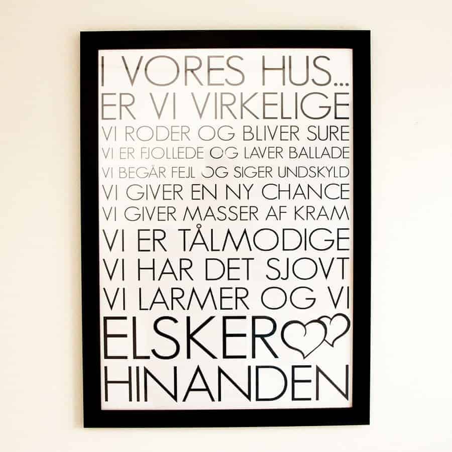 Træramme   Sort   A3   Plakat
