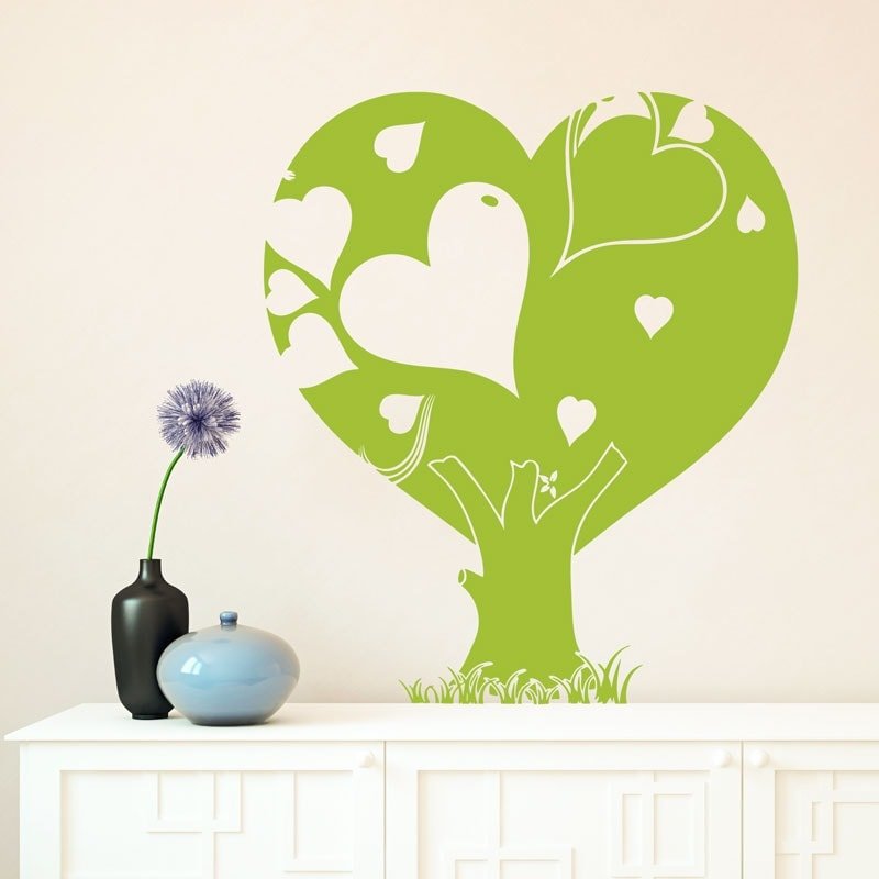 Tree   Heart   Wallsticker