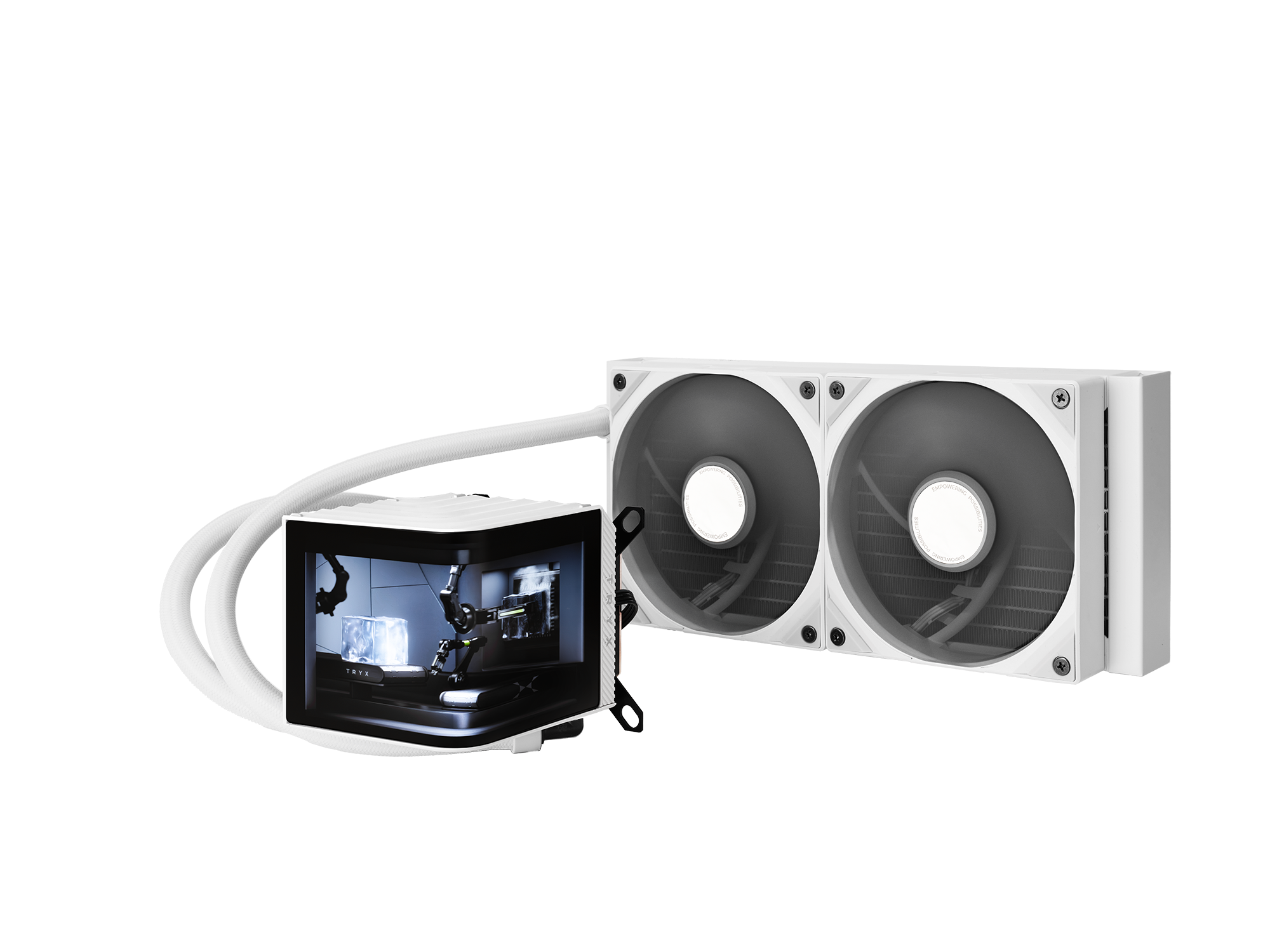 Tryx   Panorama   240mm   Aio   Liquid   Cooler   Hvid