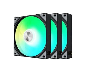 Tryx   Rota   Sl   Argb   120mm   Fan   Triple   Pack    Black   Blæser   Geekd   Dk